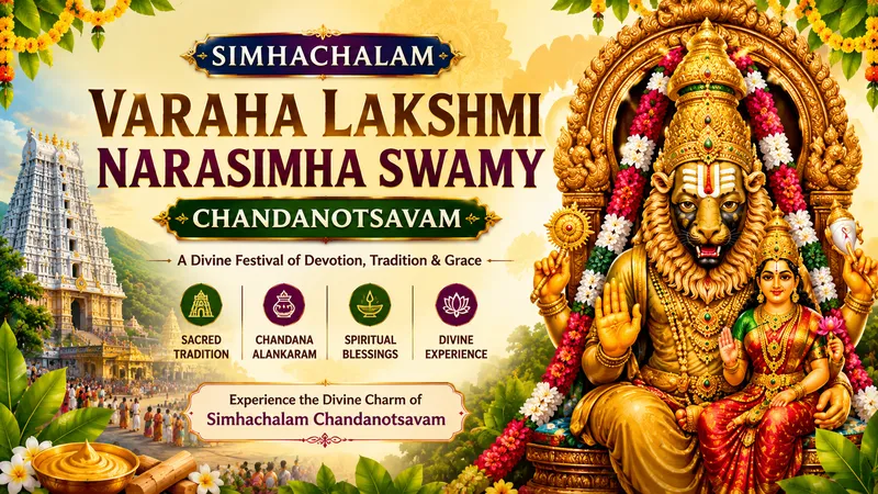 Simhachalam Varaha Lakshmi Narasimha Swamy – Chandanotsavam