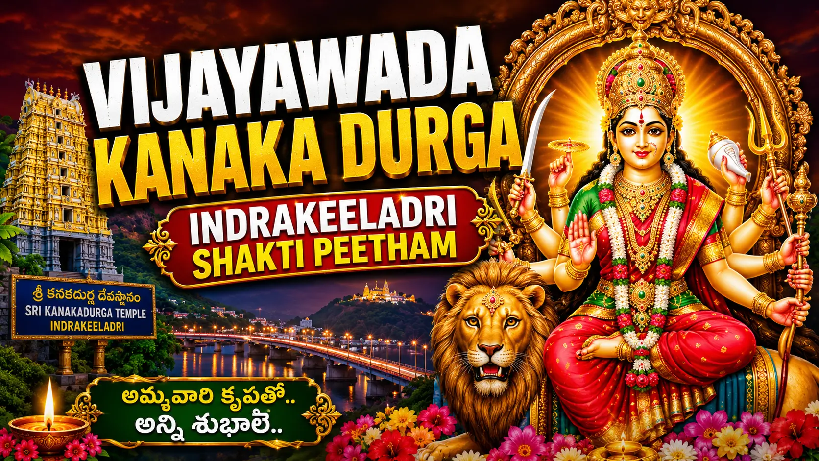 Vijayawada Kanaka Durga – Indrakeeladri Shakti Peetham